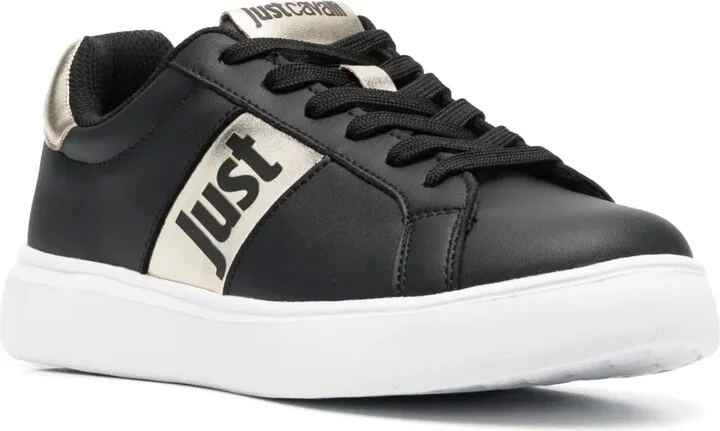 Logo Metallic-Stripe Sneakers - Image 2