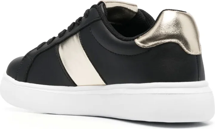 Logo Metallic-Stripe Sneakers - Image 3