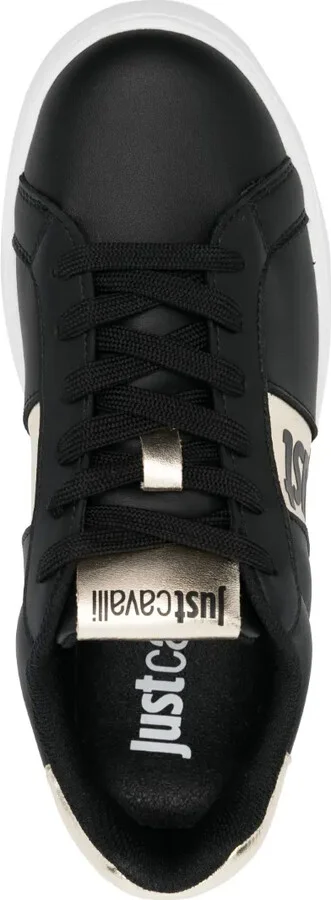 Logo Metallic-Stripe Sneakers - Image 4