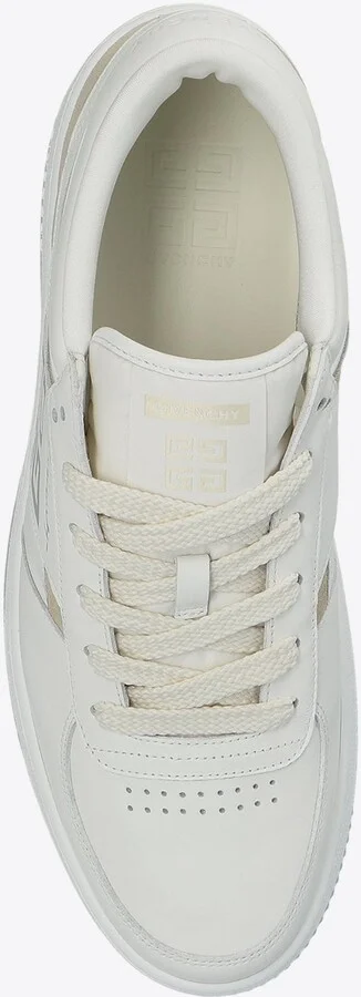 Logo-Monogram Leather Sneakers - Image 3