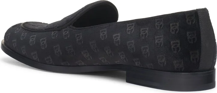 Logo Monogram Velvet Loafer - Image 2
