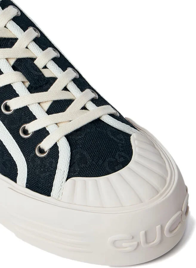 Logo-Motif Panelled Sneakers - Image 4