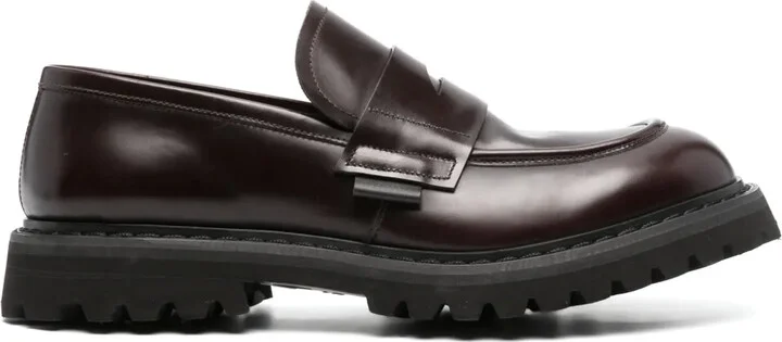 Logo-Patch 50mm Leather Loafers