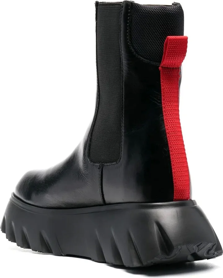 Logo-Patch Ankle Boots - Image 3