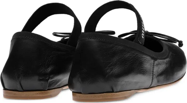Logo-Patch Ballerina Shoes - Image 3