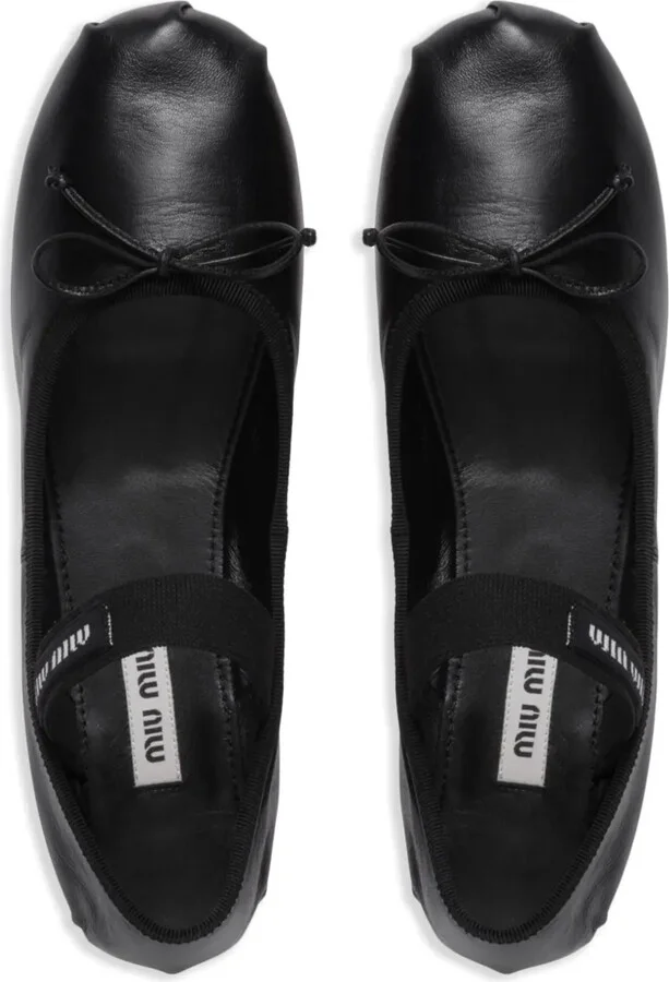 Logo-Patch Ballerina Shoes - Image 4
