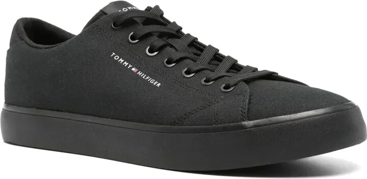 Logo-Patch Canvas Sneakers - Image 2