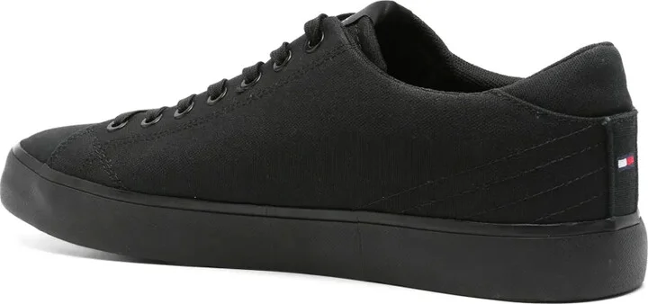 Logo-Patch Canvas Sneakers - Image 3