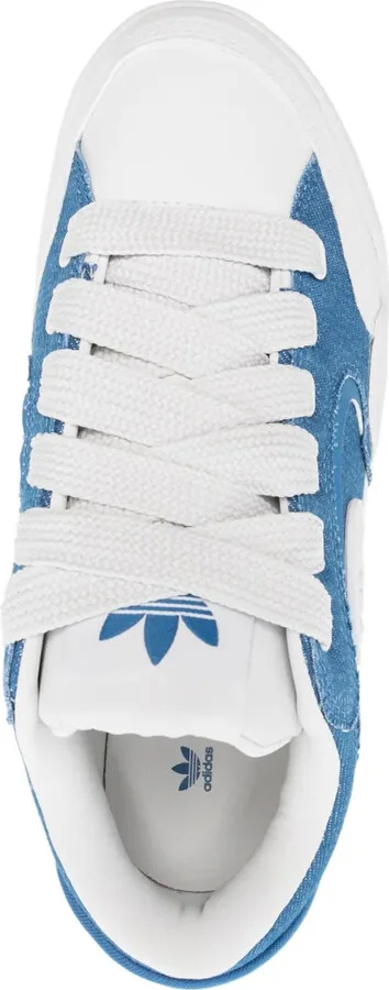Logo-Patch Canvas Sneakers - Image 4