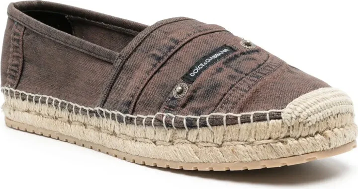 Logo-Patch Denim Espadrilles - Image 2