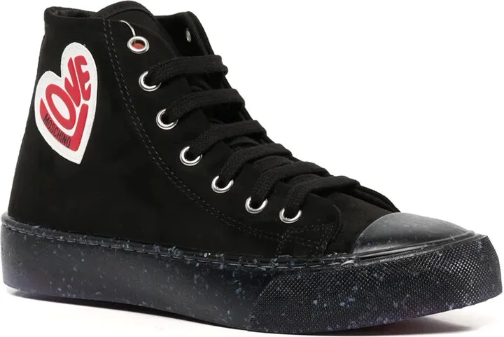 Logo-Patch High Top Sneakers - Image 3