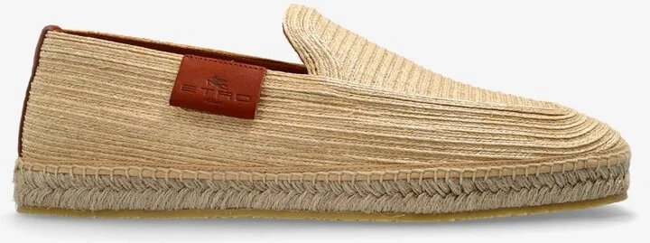 Logo Patch Jute Espadrilles