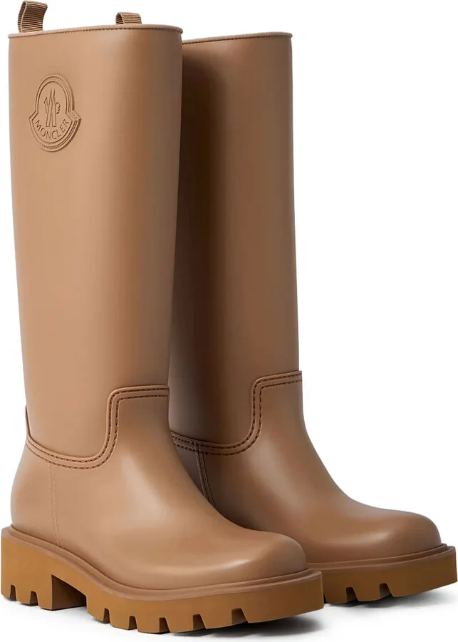 Logo-Patch Knee-High Boots - Image 2
