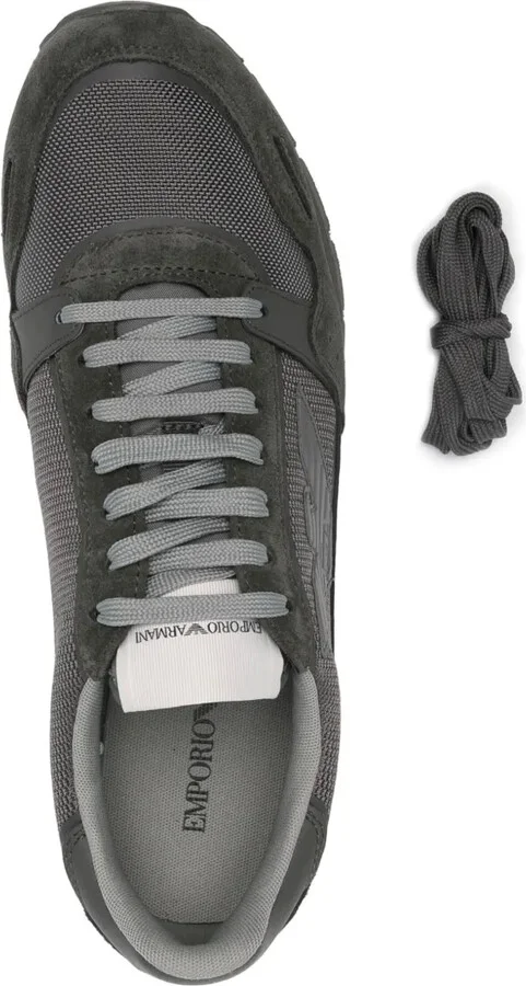 Logo-Patch Lace-Up Sneakers - Image 4