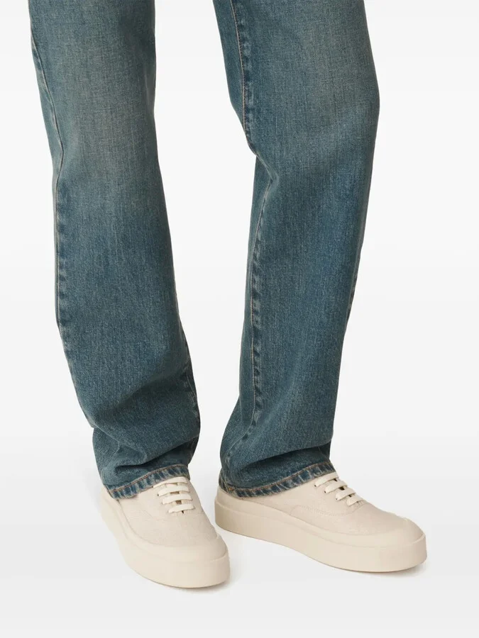 Logo-Patch Lace-Up Sneakers - Image 4