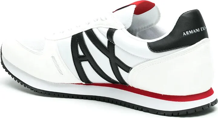 Logo-Patch Lace-Up Sneakers - Image 3