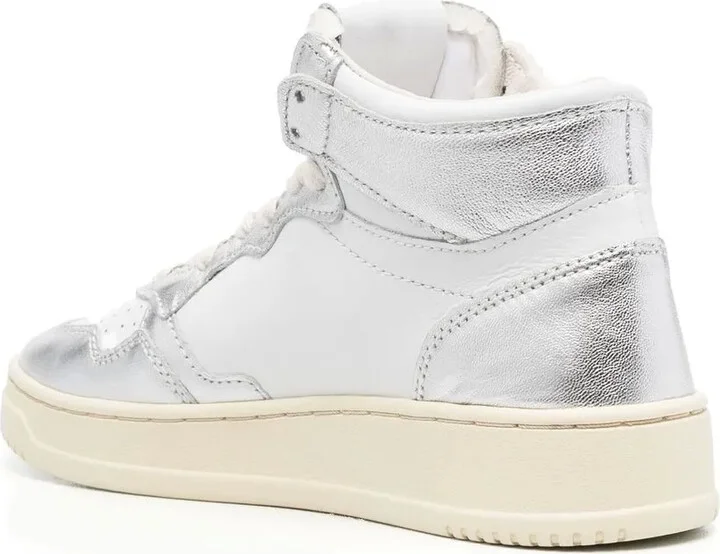 Logo-Patch Lace-Up Sneakers - Image 3