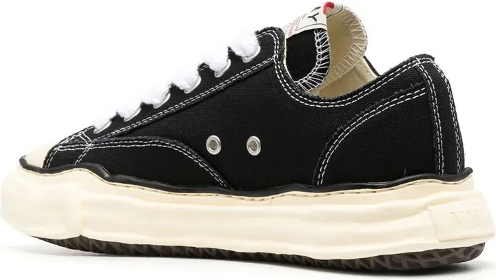 Logo-Patch Lace-Up Sneakers - Image 3