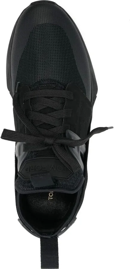Logo-Patch Lace-Up Sneakers - Image 4