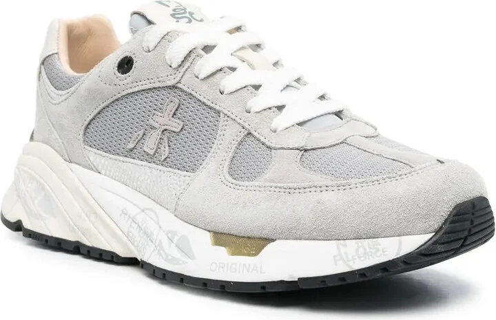 Logo-Patch Lace-Up Sneakers - Image 2
