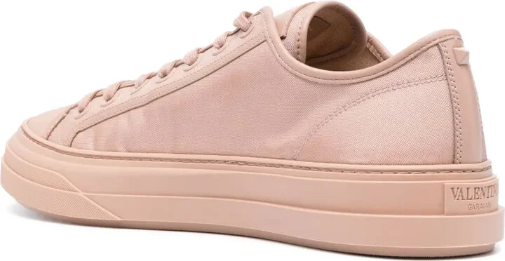Logo-Patch Lace-Up Sneakers - Image 3