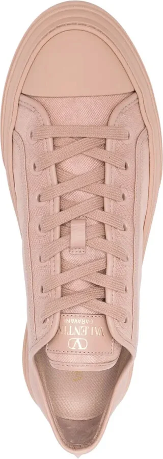 Logo-Patch Lace-Up Sneakers - Image 4