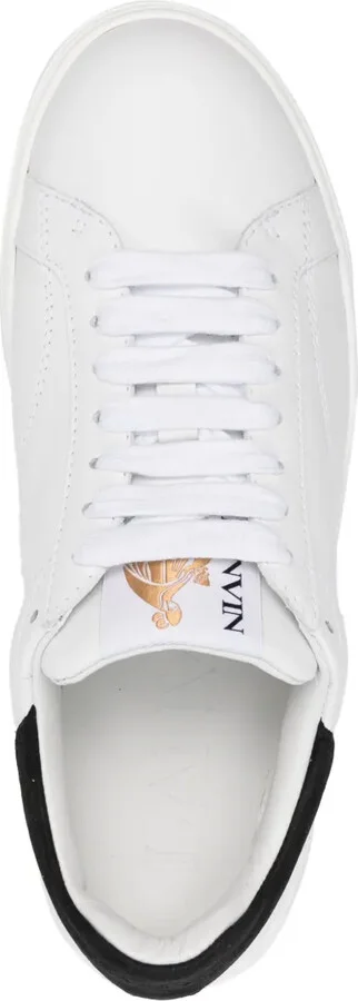 Logo-Patch Lace-Up Sneakers - Image 4