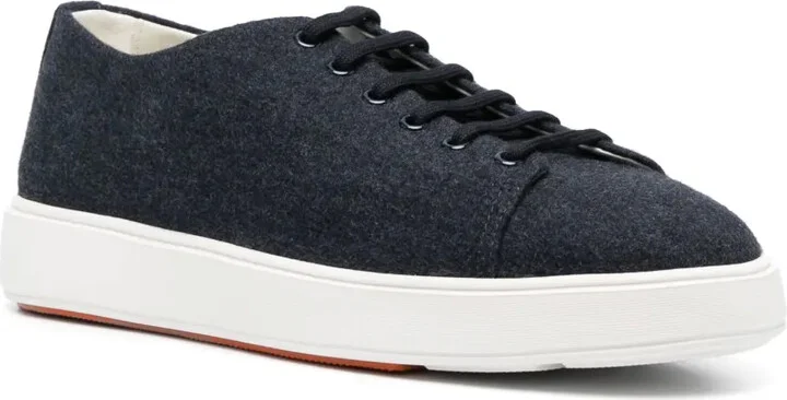 Logo-Patch Lace-Up Sneakers - Image 2