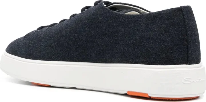 Logo-Patch Lace-Up Sneakers - Image 3