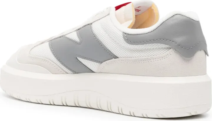 Logo-Patch Lace-Up Sneakers - Image 3