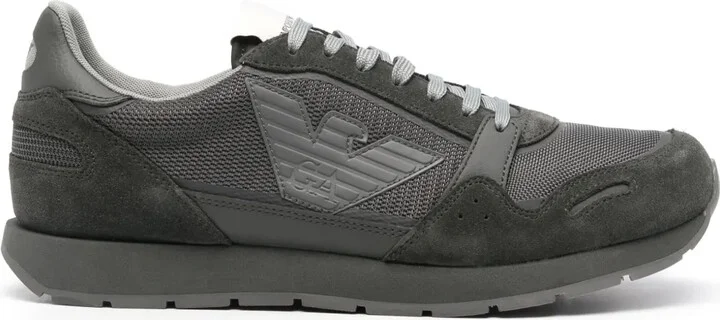 Logo-Patch Lace-Up Sneakers