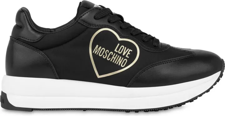 Logo-Patch Lace-Up Sneakers