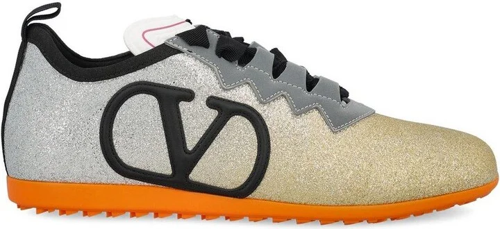 Logo Patch Lace-up Sneakers