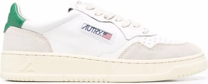 Logo-Patch Lace-Up Sneakers