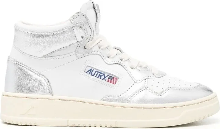 Logo-Patch Lace-Up Sneakers