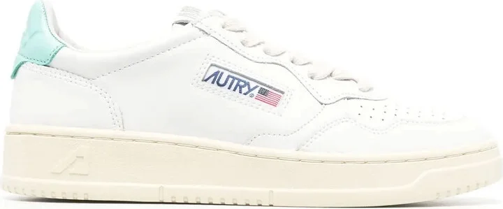 Logo-Patch Lace-Up Sneakers