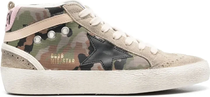Logo-Patch Lace-Up Sneakers