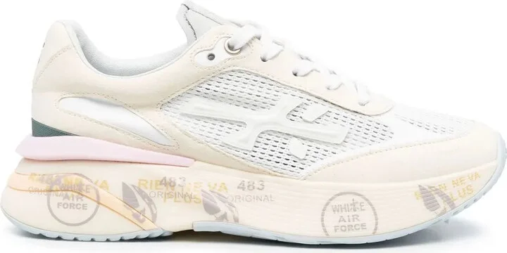 Logo-Patch Lace-Up Sneakers