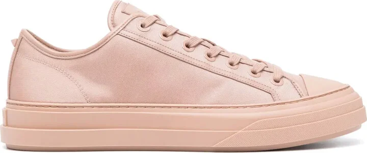 Logo-Patch Lace-Up Sneakers