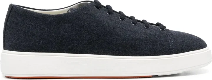 Logo-Patch Lace-Up Sneakers