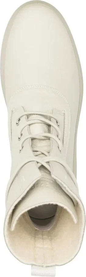 Logo-Patch Leather Boots - Image 4