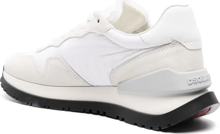 Logo-Patch Leather Lace-Up Sneakers - Image 3