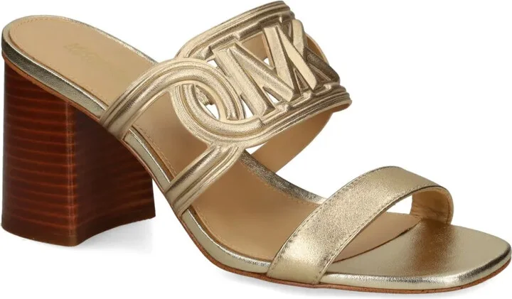 Logo-Patch Leather Sandals - Image 2