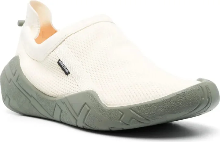 Logo-Patch Leather Slip-On Sneakers - Image 2