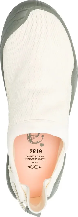 Logo-Patch Leather Slip-On Sneakers - Image 4