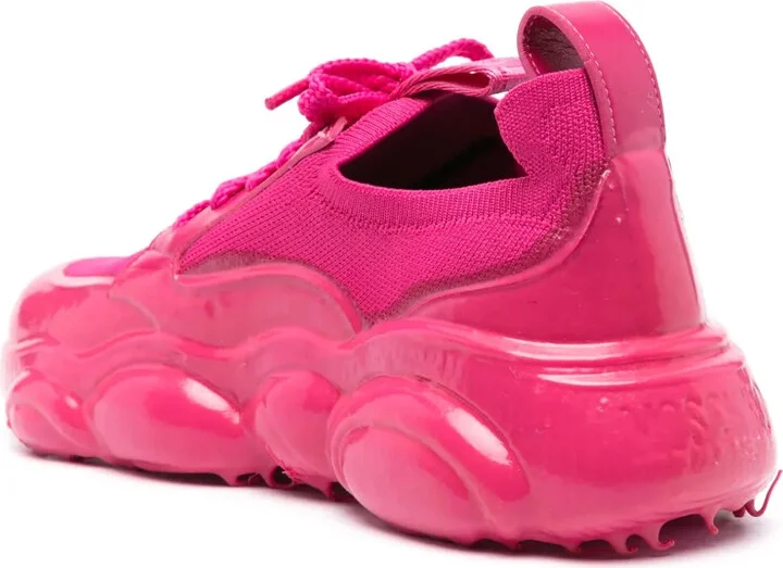 Logo-Patch Leather Sneakers - Image 3