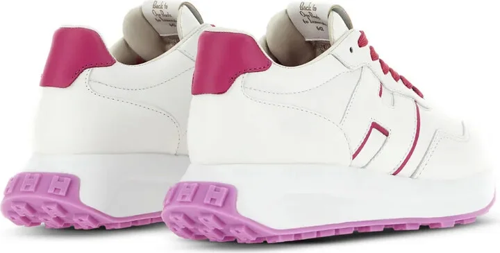 Logo-Patch Leather Sneakers - Image 3