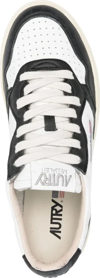 Logo-Patch Leather Sneakers - Image 4