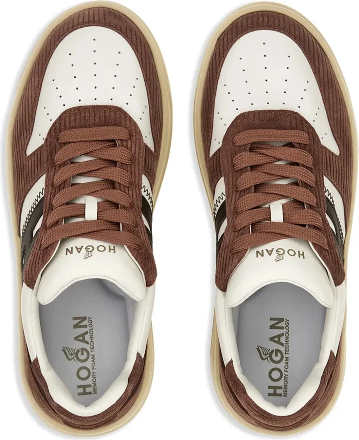 Logo-Patch Leather Sneakers - Image 5