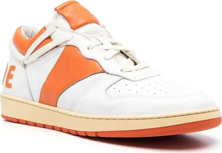 Logo-Patch Leather Sneakers - Image 2